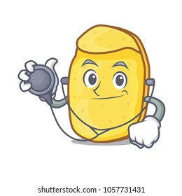 Doctor potato chips character cartoon