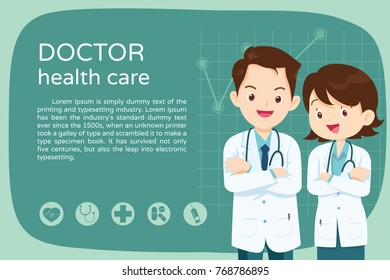 Doctor-Präsentation für Banner, Layout-Vorlage, Cover,ad,Poster