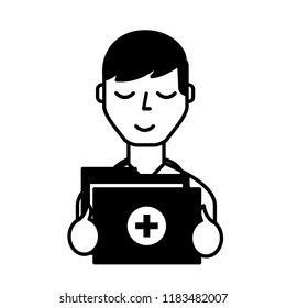 doctor professional folder file medical document