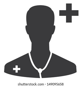 Doctor Profile Picture - Vector Icon