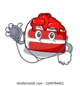 Doctor red velvet character cartoon