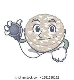 Doctor rice cakes in a jar character