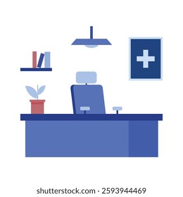 Doctor room with private consultation design