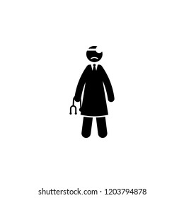 doctor, sad icon. Element of cyber monday icon for mobile concept and web apps. Glyph style doctor, sad icon can be used for web and mobile