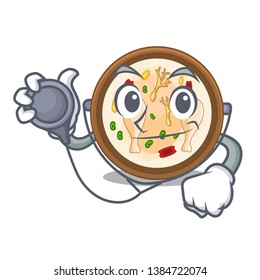 Doctor Samgyetang served in hot cartoon bowl