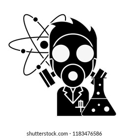 doctor science mask test tube chemistry laboratory