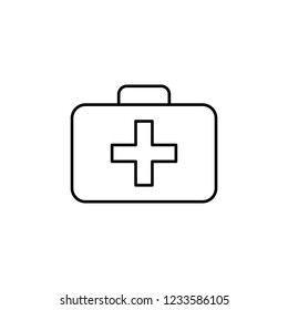 doctor sign icon. Element of navigation sign icon. Thin line icon for website design and development, app development. Premium icon
