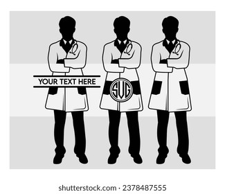 Doctor, Doctor Silhouette, profession, Doctor profession, stethoscope, Doctor Vector, Clipart, Woman, Man, Eps, 