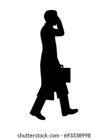 Doctor silhouette vector