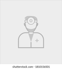 doctor simple icon. illustration for web and mobile design.
