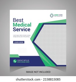 Doctor social media template design 