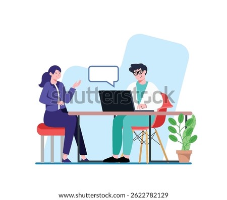 A doctor stands in front of an open file folder reviewing a patient's record, likely for diagnosis or treatment planning.