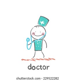 doctor with stethoscope