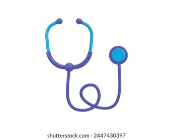 Doctor Stethoskop Icon 3D Render