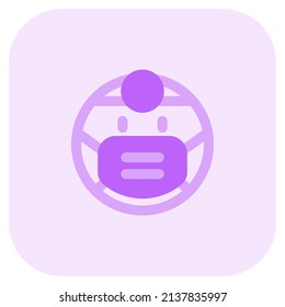 Doctor or surgeon emoji wearing the surgical mask and the lamp