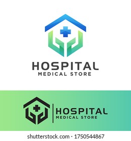 Doctor Surgeon Logo, Hospital Medical Care Or Medical Store Logo Design Vector Template