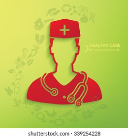 Doctor symbol design, clean vector