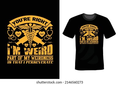 Doctor T shirt design, vintage, typography