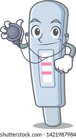 Doctor test pack in the mascot shape