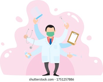 doctor that examine from disease
