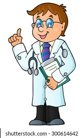 Doctor theme image 4 - eps10 vector illustration.