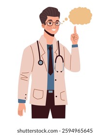 Doctor Thinking Medical Healthcare Analysis