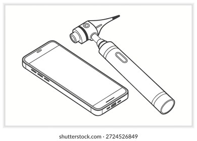 Ferramentas Médicas Vetor Ilustração Conjunto Equipamentos Médicos, Saúde, Instrumentos de Diagnóstico