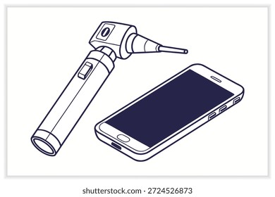 Ferramentas Médicas Vetor Ilustração Conjunto Equipamentos Médicos, Saúde, Instrumentos de Diagnóstico
