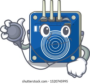 Doctor touch sensor isolated in the character