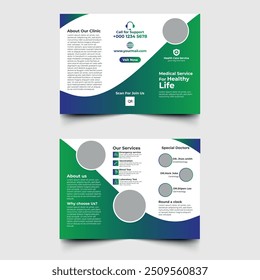 Doctor Tri-Fold Brochure Design Template