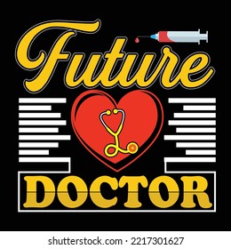 Doctor t-shirt design vector template