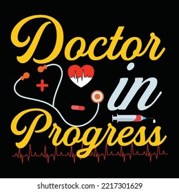 Doctor t-shirt design vector template