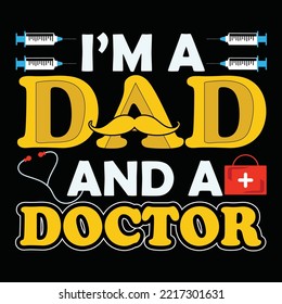 Doctor t-shirt design vector template