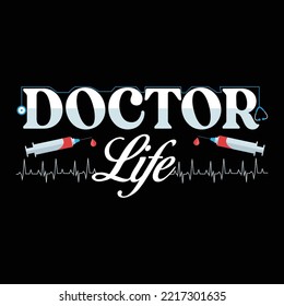 Doctor t-shirt design vector template