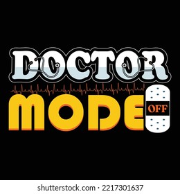 Doctor t-shirt design vector template