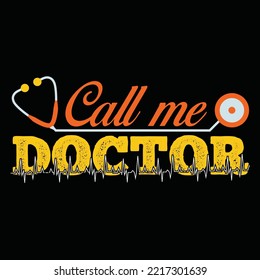 Doctor t-shirt design vector template