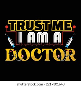 Doctor t-shirt design vector template