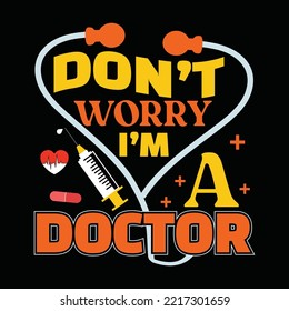 Doctor t-shirt design vector template