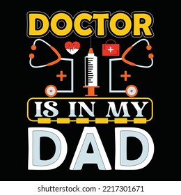 Doctor t-shirt design vector template