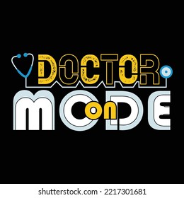 Doctor t-shirt design vector template