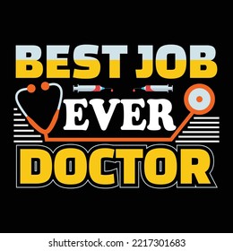 Doctor t-shirt design vector template