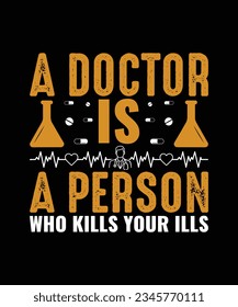 Doctor Typography T-Shirt Design Graphic