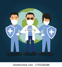 doctor vector to eradicate coronavirus