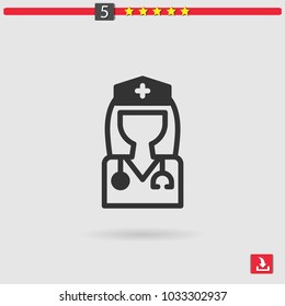 doctor vector icon
