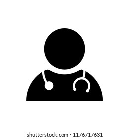 Doctor vector icon.