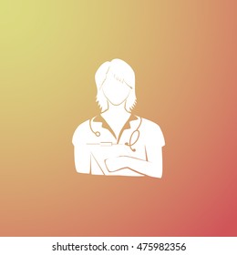 Doctor vector icon