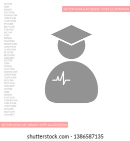 Doctor Vector icon . Lorem Ipsum Illustration design