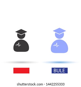 Doctor Vector icon . Lorem Ipsum Illustration design