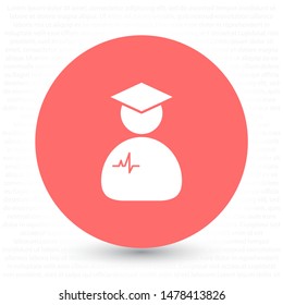 Doctor Vector icon . Lorem Ipsum Illustration design