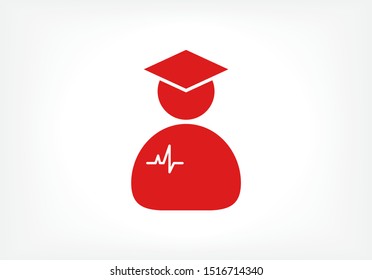 Doctor Vector icon . Lorem Ipsum Illustration design